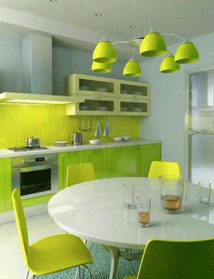 ide kitchen set kuning