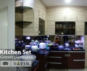 kitchen set dapur bersih