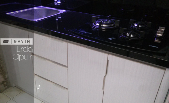 kitchen set minimalis modern murah  di cipulir jakarta  