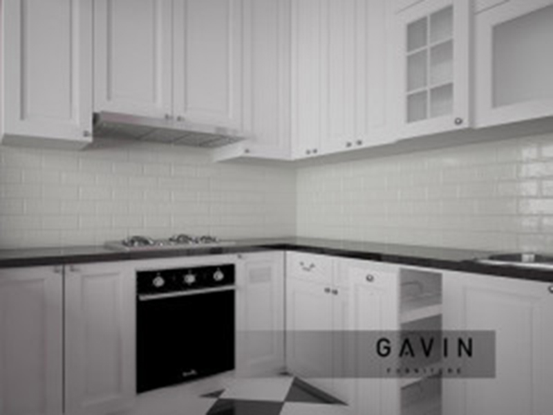 contoh lemari dapur  klasik  Kitchen set minimalis 
