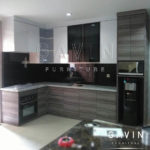 gambar kitchen set minimalis modern hpl