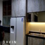 model kitchen set hpl kayu