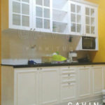 Q2503 kitchen set duco putih semi glossy by gavin