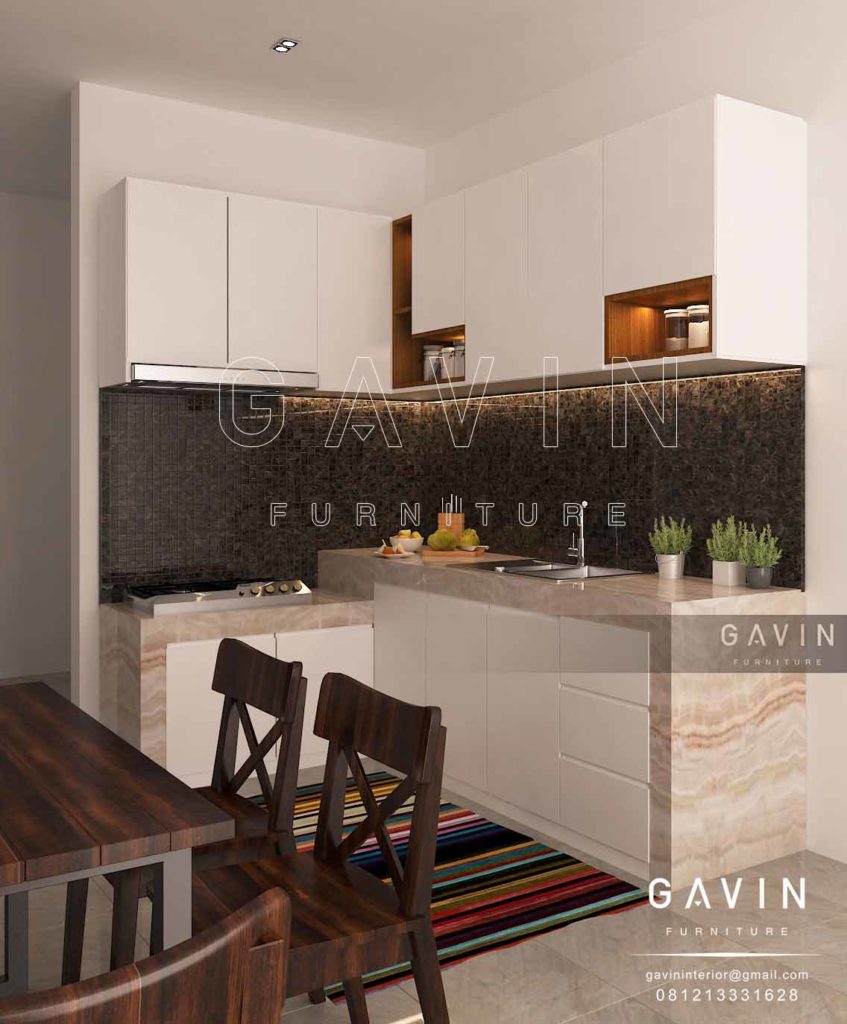 Q2573 harga kitchen set 2017 model minimalis