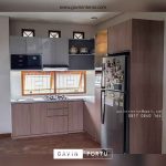 design kitchen set minimalis motif kayu project di bekasi id3564