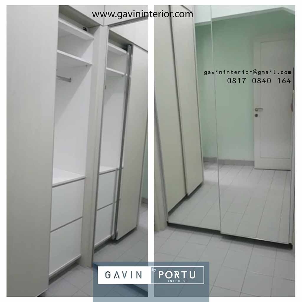 Buat Lemari  Pakaian  Sliding  Kebayoran Height Bintaro Jaya 