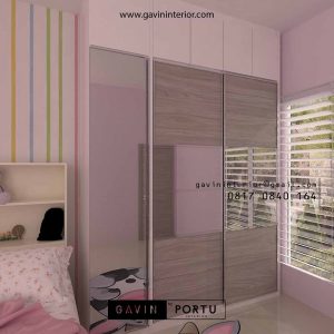 harga lemari sliding desain custom kamar anak