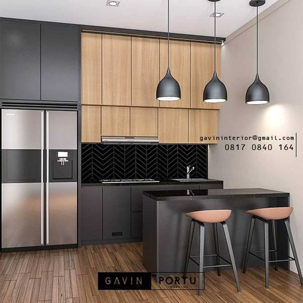 10 Desain Lemari Dapur Simple Dan Elegan Kitchen Set Minimalis Lemari Pakaian Custom HPL Duco Dan Laker Terbaik